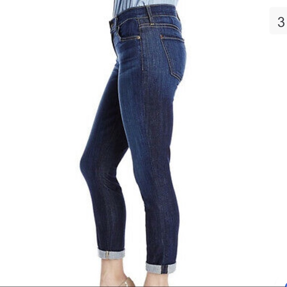 7 FOR ALL MANKIND Skinny Crop and Roll in Nouveau New York Dark - Picture 3 of 11